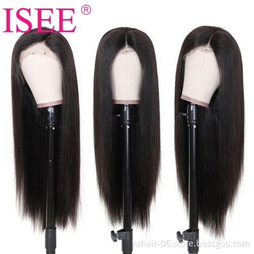 Hot Sale Transparent Lace Front Wig With Baby Hair,40 Inch Long Human Hair Wig,Cuticle Aligned Double Drawn30 Inch Hair Wig
